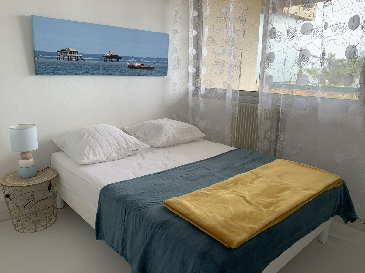 T2 cabine 41 m² vue mer avec parking à Arcachon - Photo 5