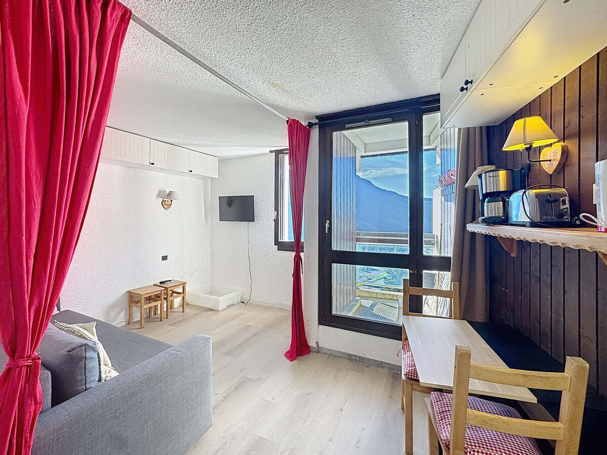Studio 2 pers ski aux pieds, balcon vue cimes - Photo 2