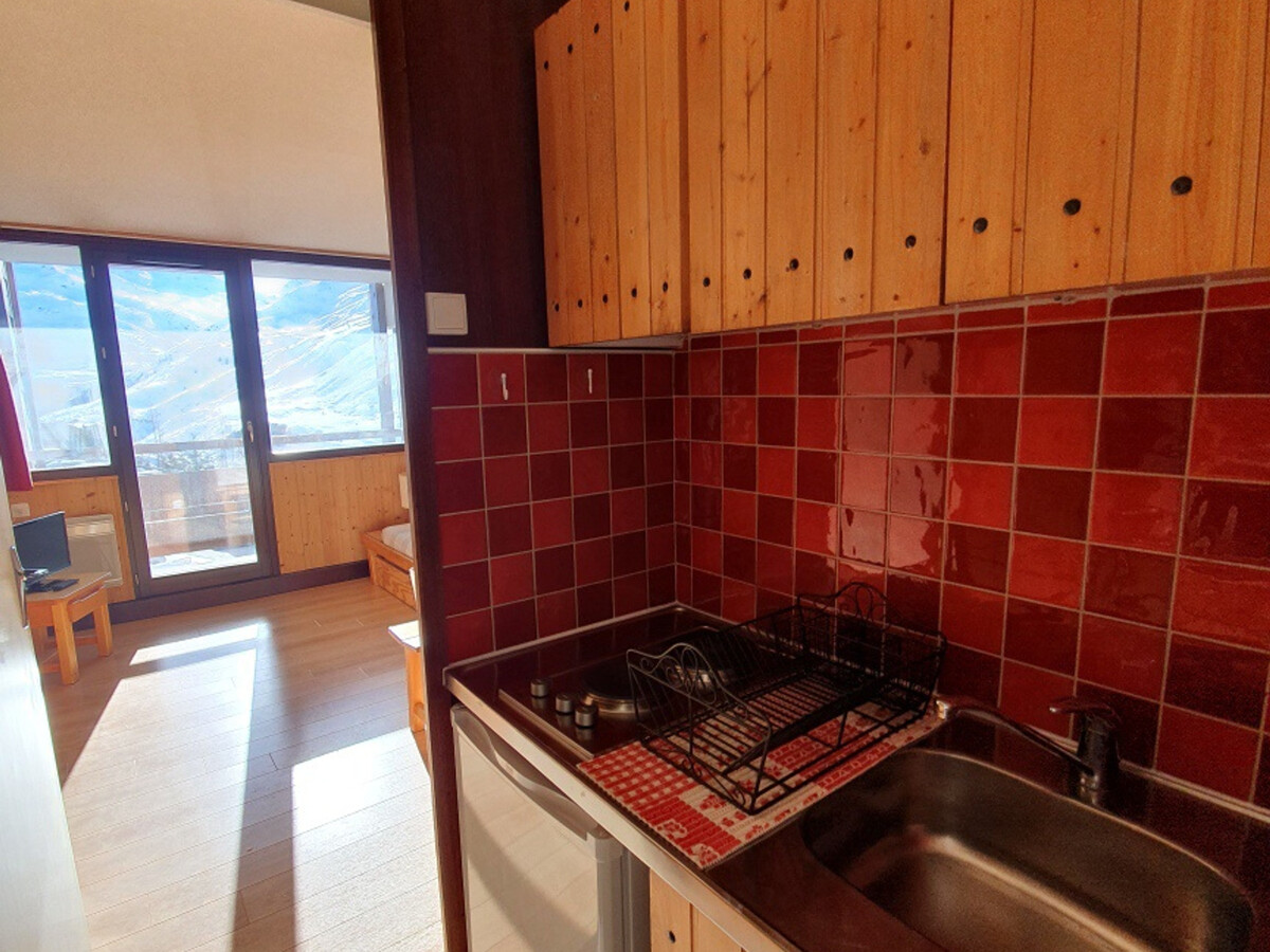 Studio 2 pers aux Menuires, balcon sud, pied des pistes - Photo 3