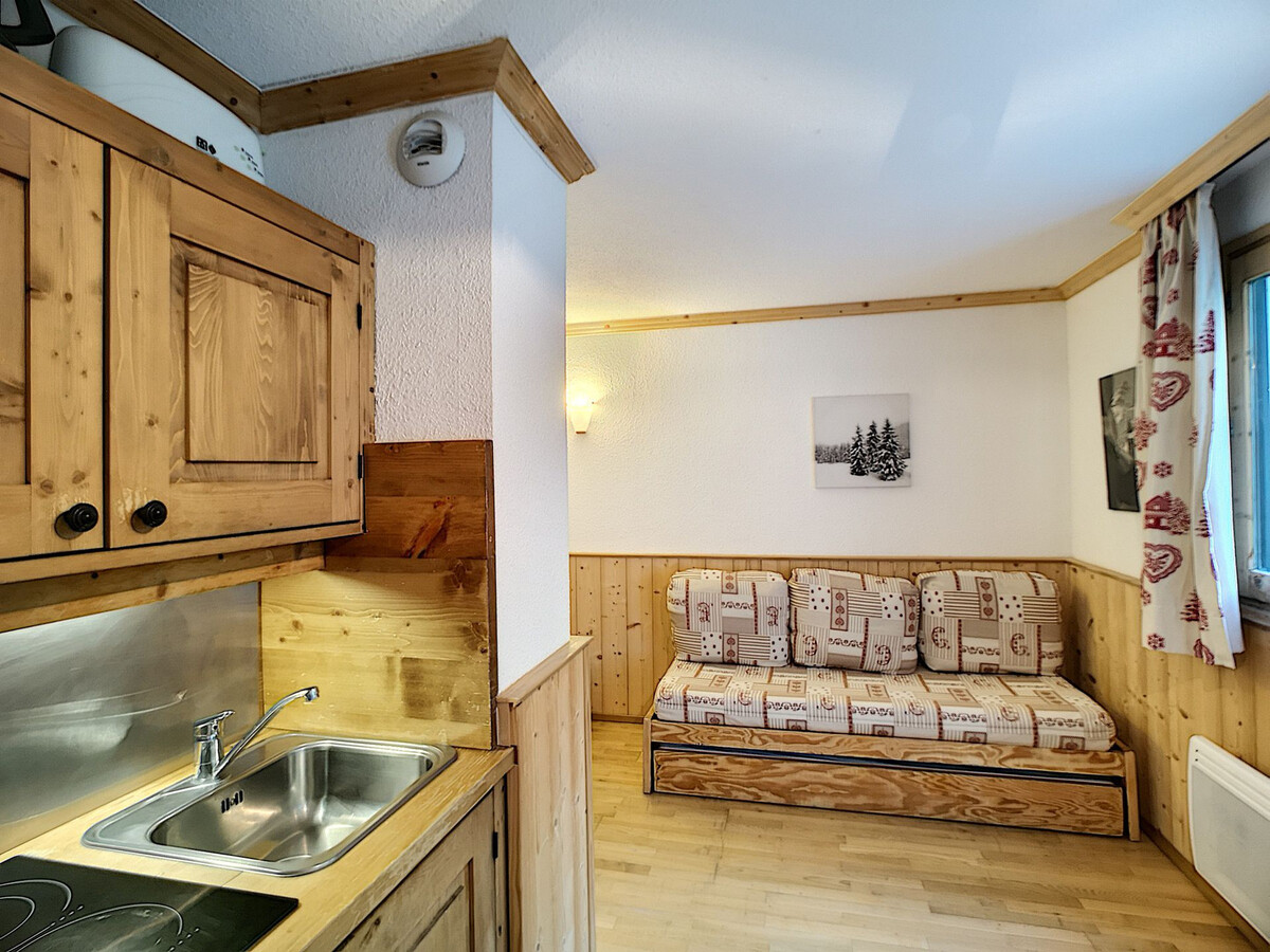 Studio 2 pers aux Menuires, balcon, wifi et parking gratuit - Photo 4