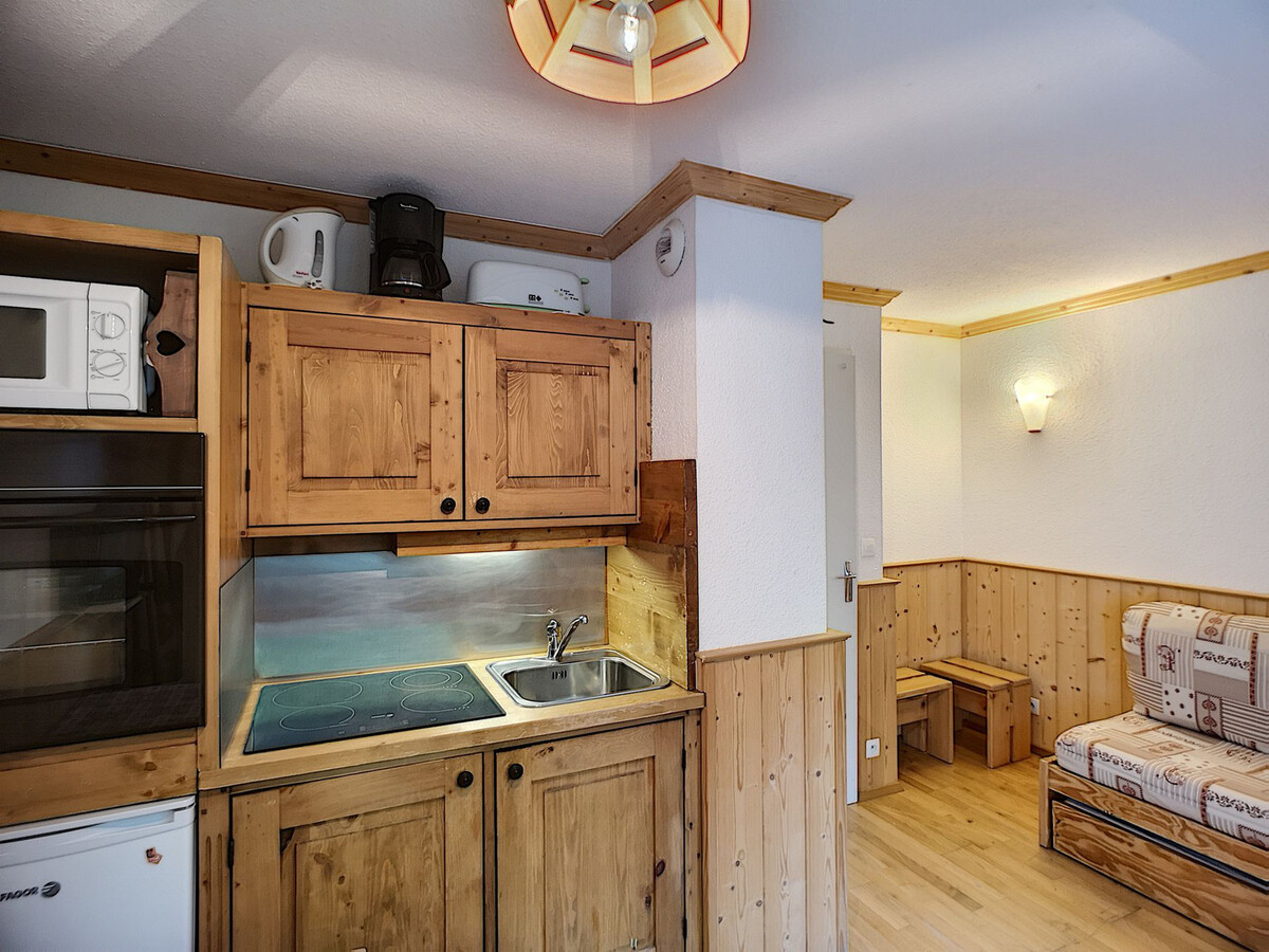Studio 2 pers aux Menuires, balcon, wifi et parking gratuit - Photo 5