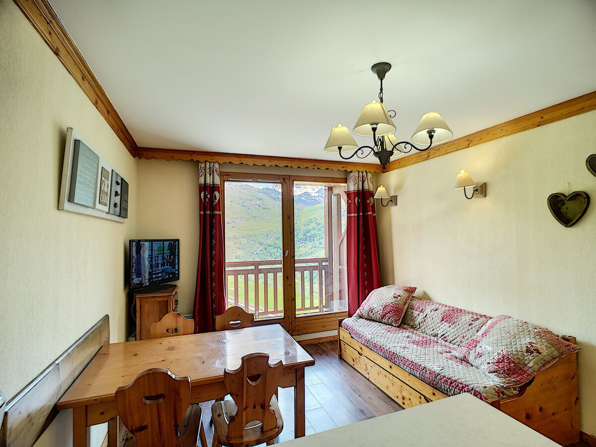 Appart ski aux pieds, balcon sud, 5 pers aux Menuires - Photo 2