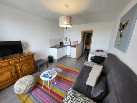 Location appartement à Les Sables d'Olonne, Appartement T2 rénové face mer avec balcon, à 150m de la plage et 300m des commerces