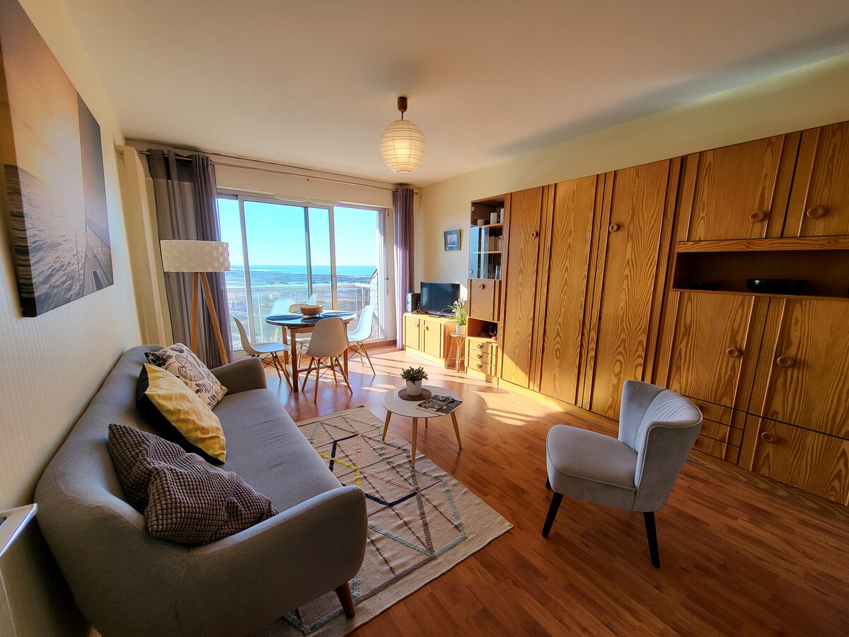 Studio vue mer balcon sud-est, 100m plage - Photo 1