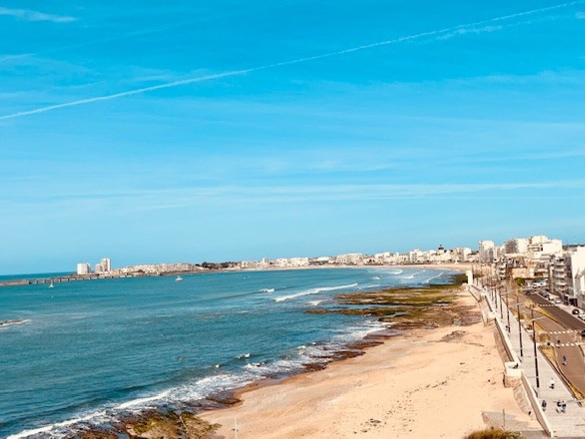 T2 face mer aux Sables-d'Olonne, balcon, 150m plage - Photo 4
