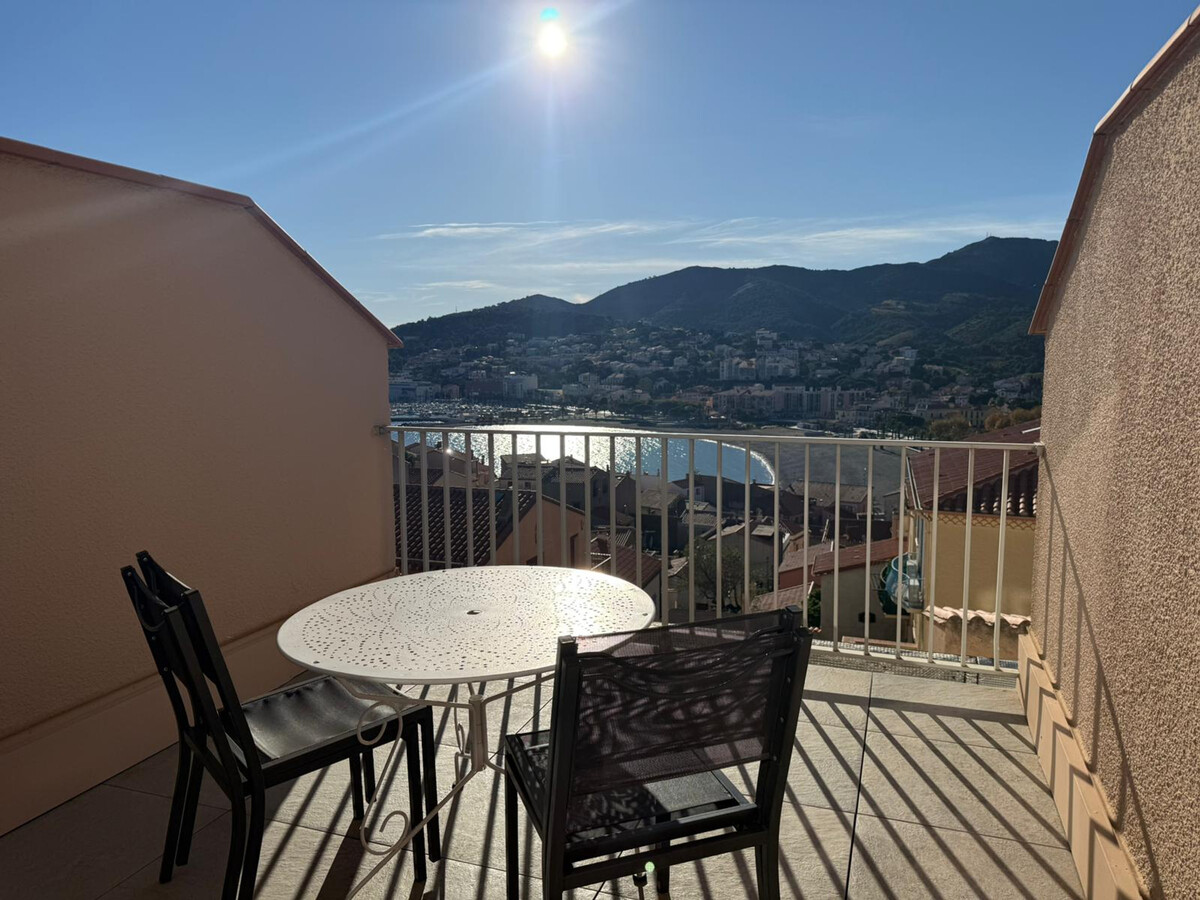Studio Banyuls-sur-Mer, terrasse vue baie, 10 min plages - Photo 4