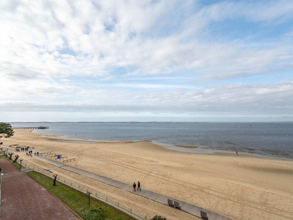 Studio cabine 27 m² vue Bassin, balcon, parking, plage - Photo 1