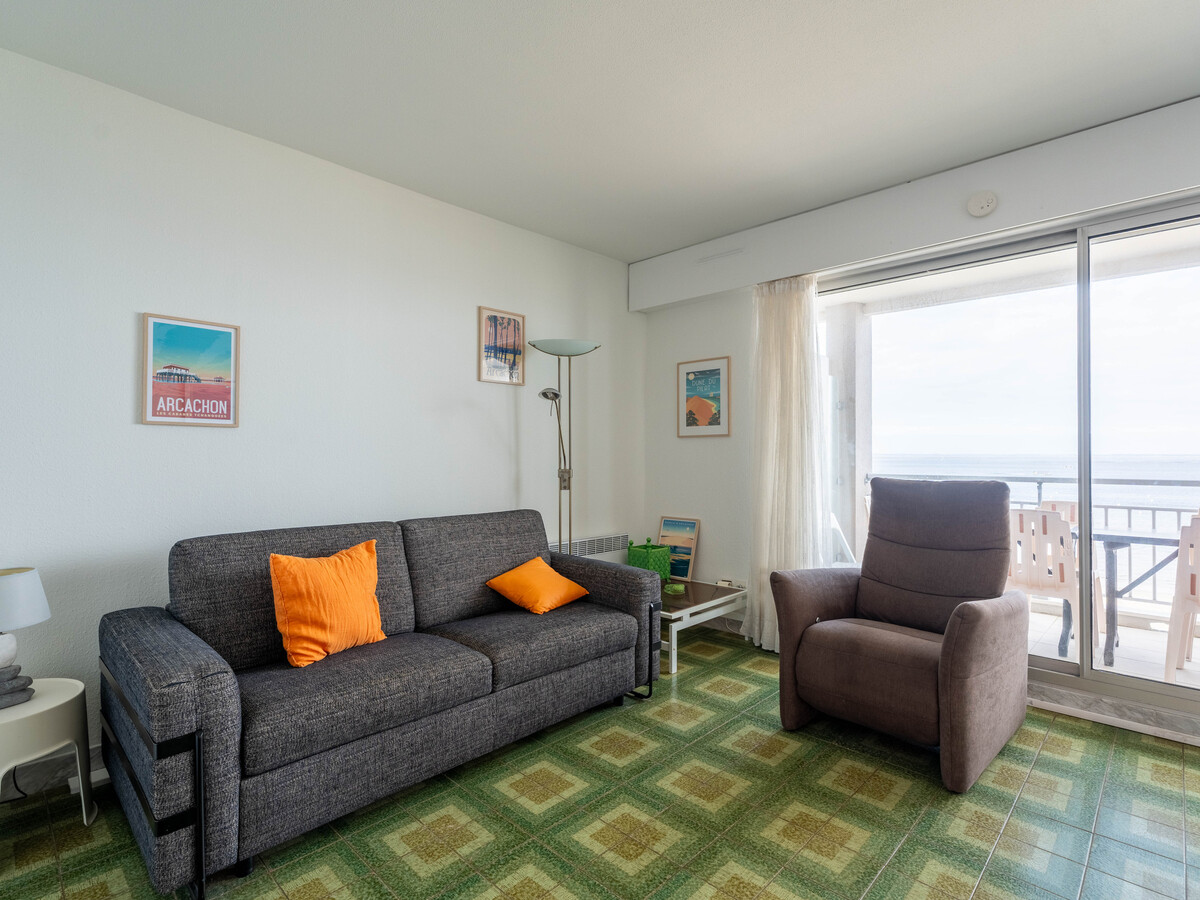 Studio cabine 27 m² vue Bassin, balcon, parking, plage - Photo 5