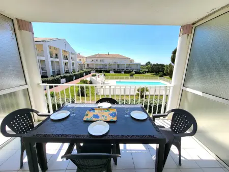 Location appartement à Les Sables d'Olonne, Appartement T2 avec piscine et Wi-Fi, proche plage de Tanchet