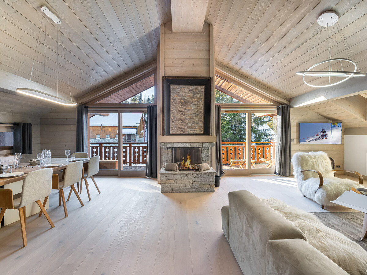 Appartement 4 chambres avec cheminée, 230m des pistes - Photo 1