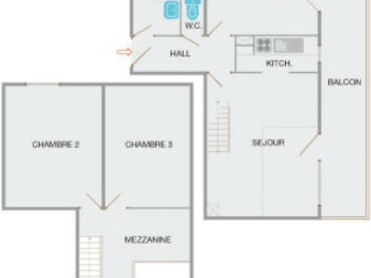 Piste Rouge A – Appartement 6 pers, 40 m des pistes - Photo 14
