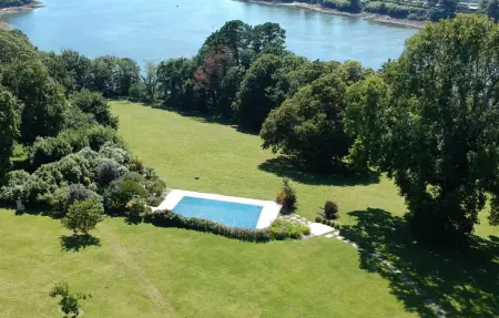 Appartement en manoir historique, parc 7 ha, vue mer : photo 2