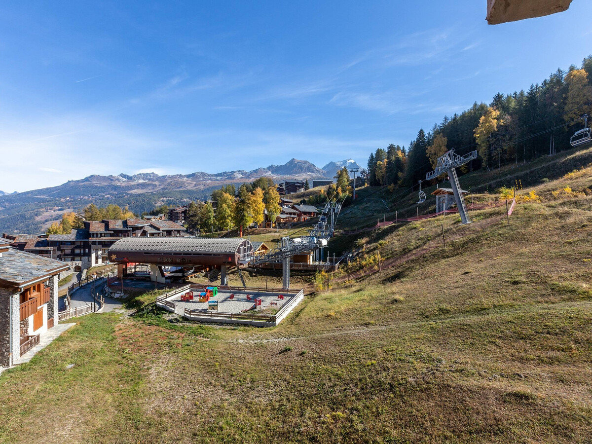 Studio cabine 5 pers, balcon vue pistes à La Plagne - Photo 9
