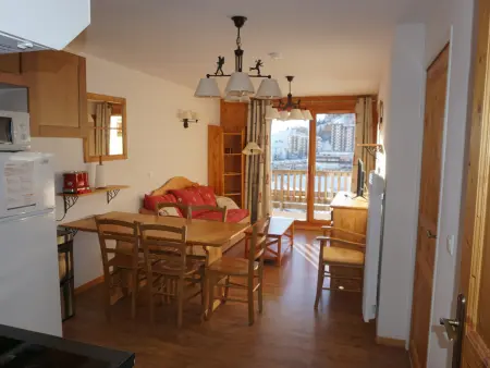3 pièces à Orcières, 6 pers, piscine, parking, wifi gratuit : photo 2