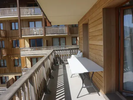 3 pièces à Orcières, 6 pers, piscine, parking, wifi gratuit : photo 12