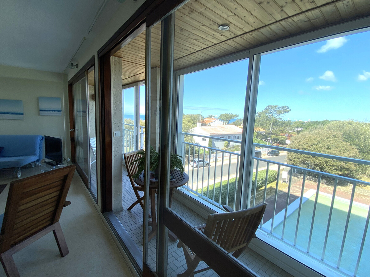 Appartement T2 vue mer aux Sables-d'Olonne, loggia 400 m plage - Photo 8