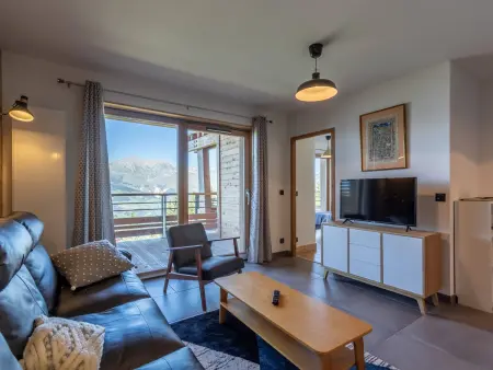 Location appartement à Les Arcs 1800, Les Arcs 1800 : Appart lumineux 3P, sauna, hammam, proche pistes, 6 pers