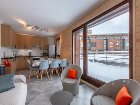 Appartement 6 pers. La Plagne, terrasse 20m² et garage ski : photo 3