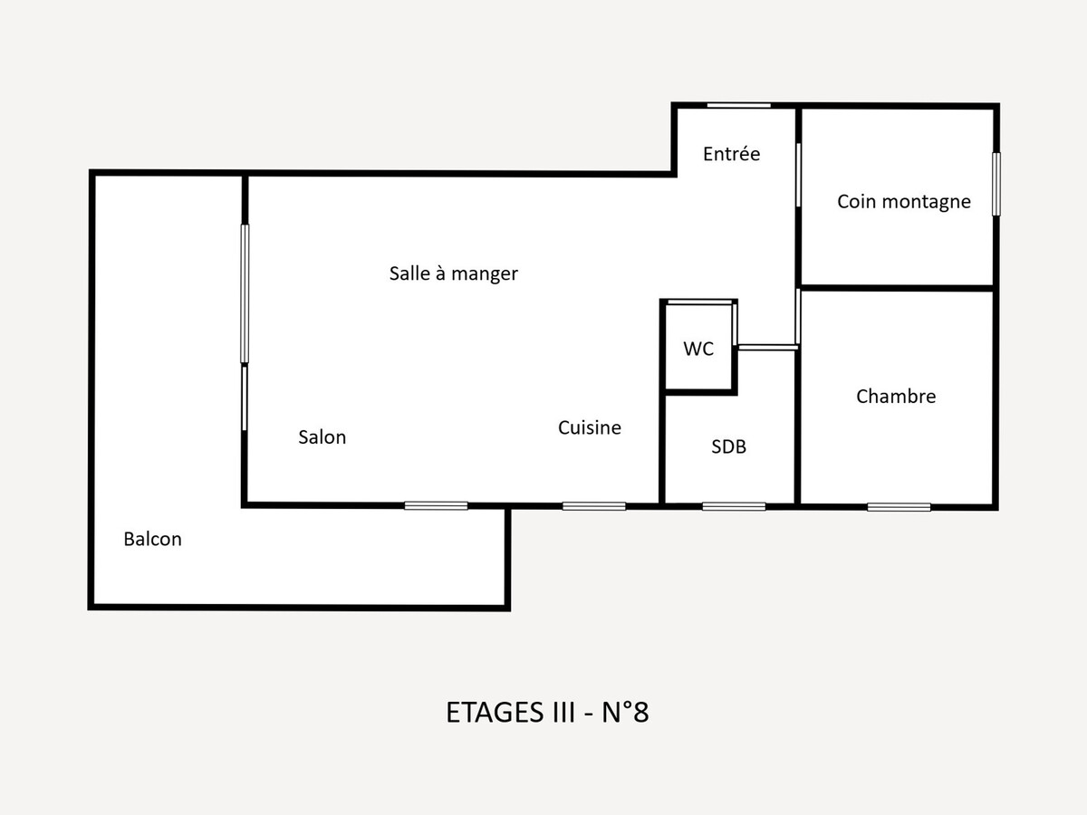 Appartement 3* Les Étages III, 6 pers., 200 m des pistes - Photo 12