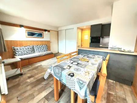 Location appartement à Plagne 1800, Appartement traditionnel avec balcon à Plagne 1800