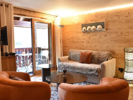 Appartement 3 chambres Méribel Village, balcon sud, parking couvert : photo 2