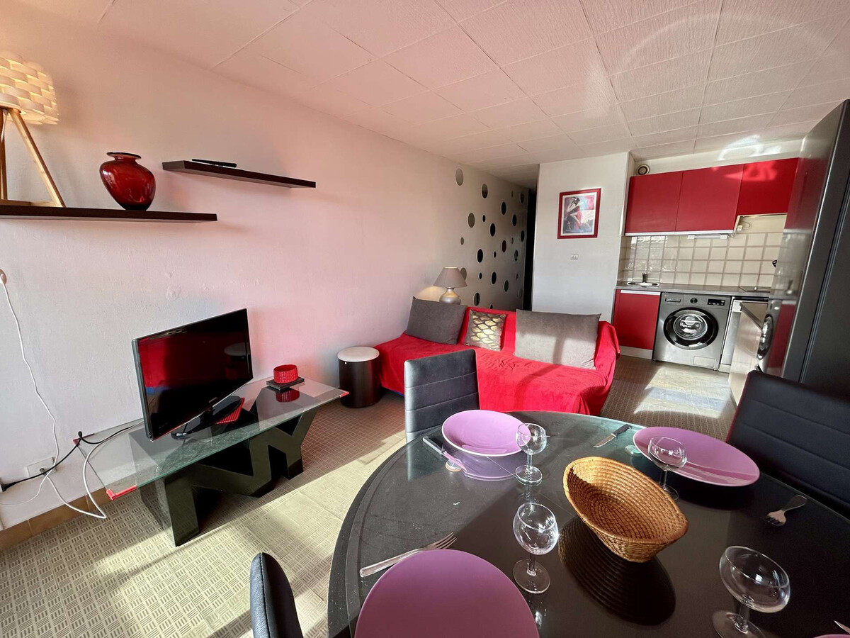 Appt 2 pièces + cabine, vue port, parking - Cap d'Agde - Photo 4