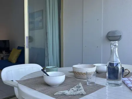 Studio bord de mer Villeneuve-Loubet, parking privé : photo 15