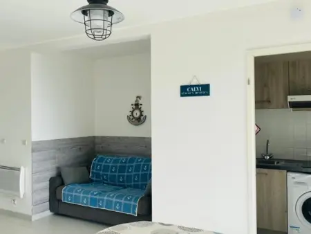 Appartement 2 pièces Calvi, 700 m plage, parking : photo 14