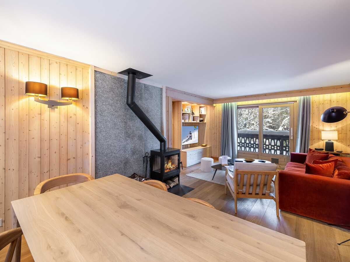 Appartement 65 m² rénové, 2 suites, poêle à bois à Megève - Photo 1