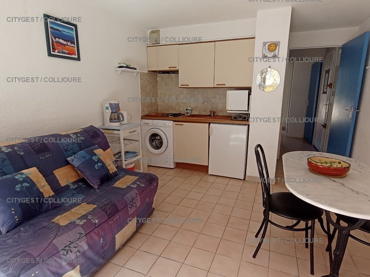 F2 traversant avec terrasse, 150m plage à Collioure - Photo 3