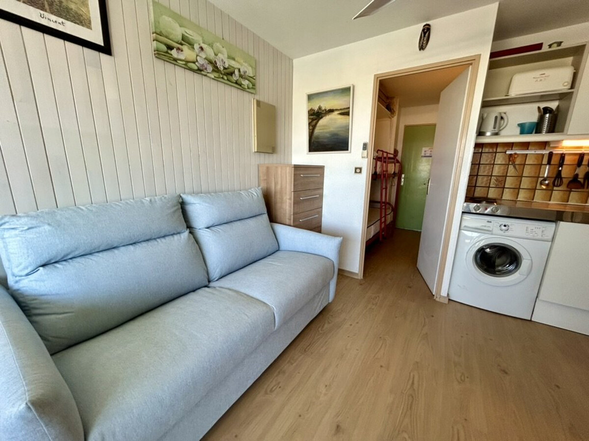 Studio cabine face marina à Saint-Cyprien, piscine été - Photo 5