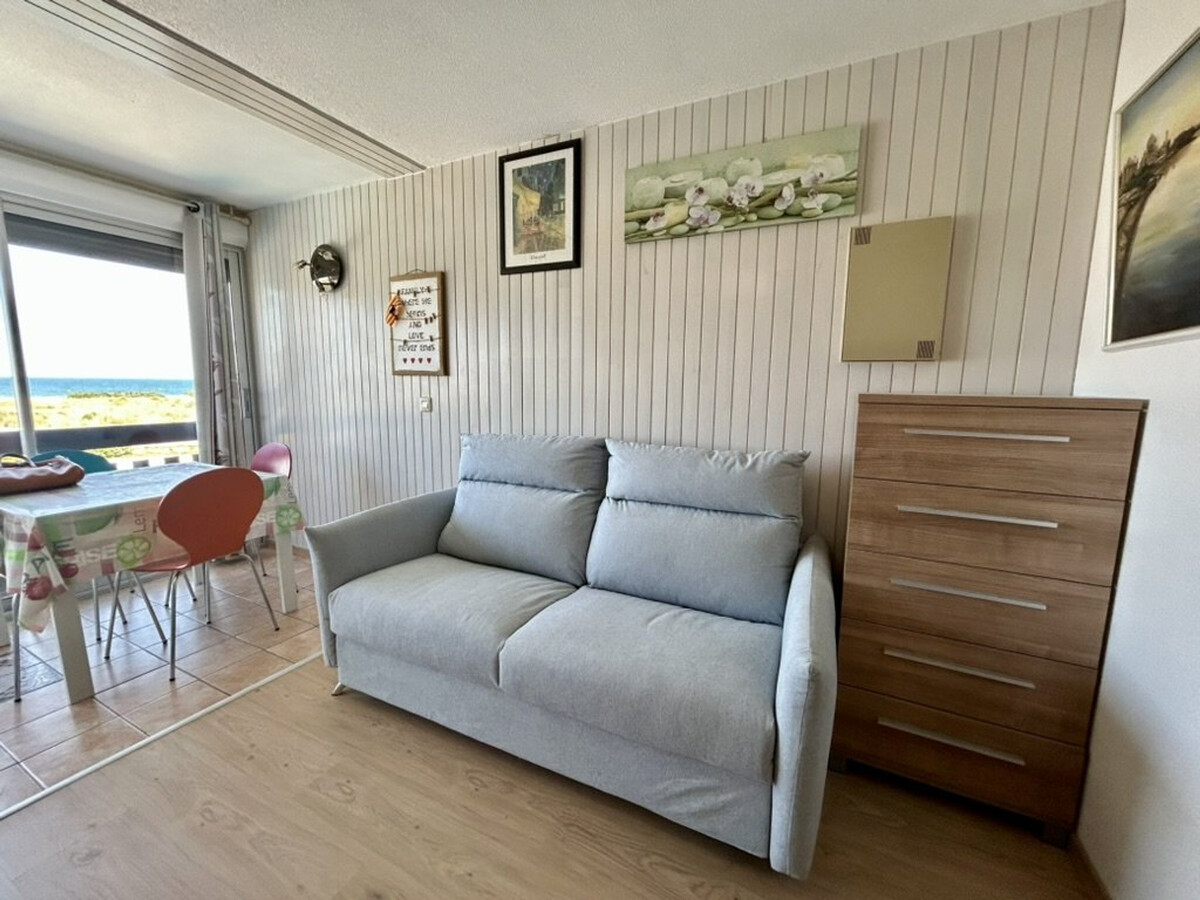 Studio cabine face marina à Saint-Cyprien, piscine été - Photo 9