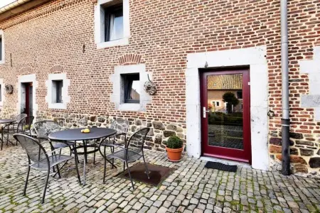 Hof van Aken, Maison de vacances historique avec terrasse privée, Richelle - Photo 7
