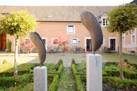 Hof van Aken, Maison de vacances historique avec terrasse privée, Richelle - Photo 22