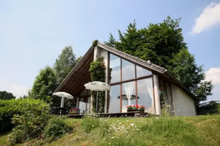Location chalet à Malmedy, Chalet avec vue et cheminée