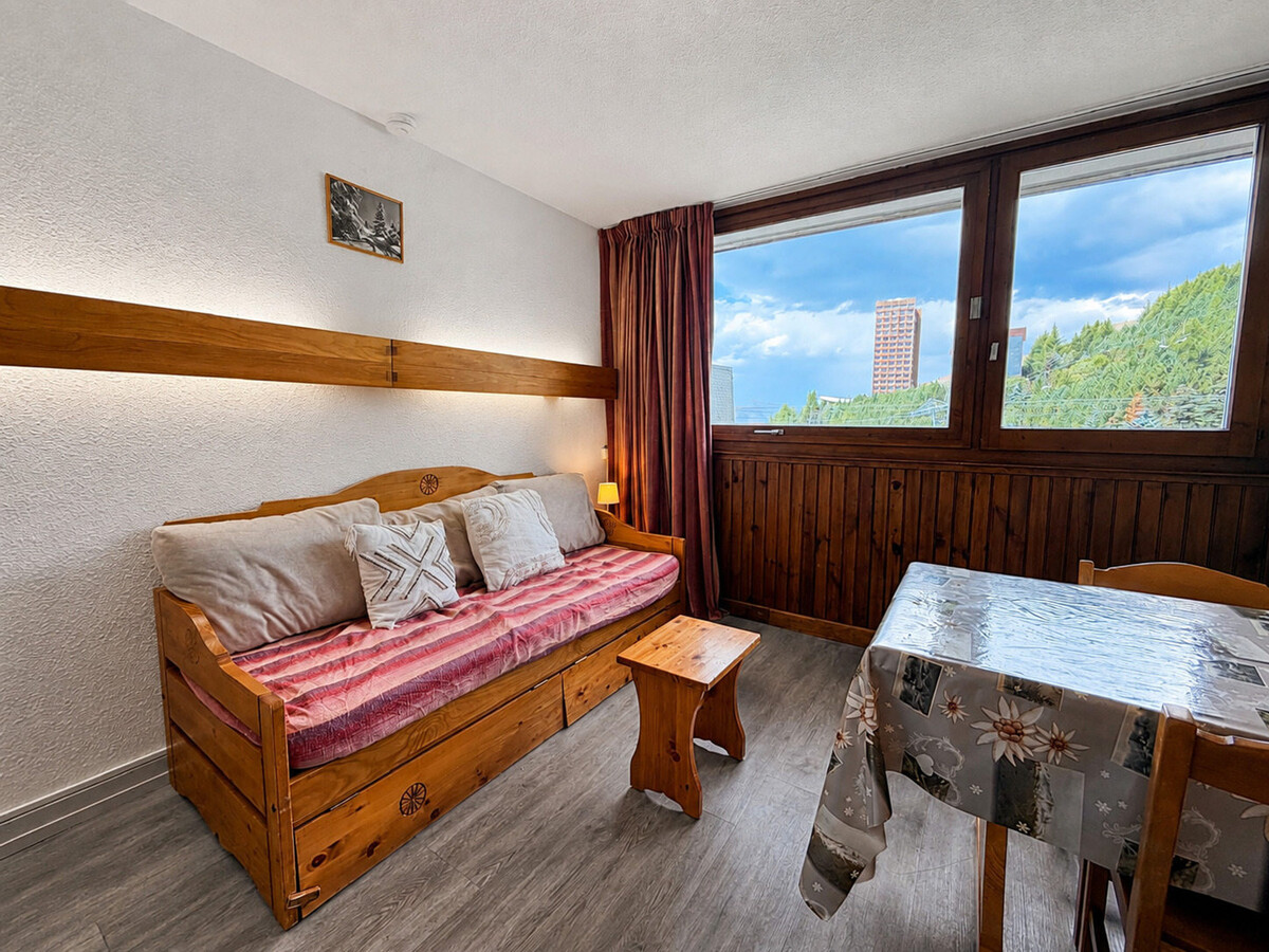 Studio 2 pers aux pieds des pistes aux Menuires - Photo 1