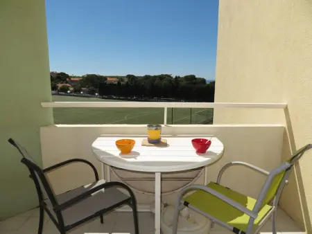 Location appartement à Sète, Charmant 2 pièces avec parking, tennis et loggia à 300m de la plage