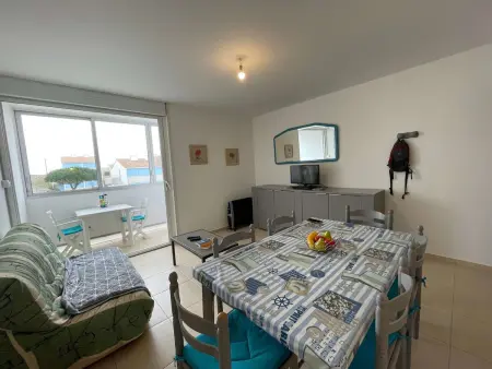 Location appartement à Saint Hilaire de Riez, Appartement 3 pièces avec balcon, parking privé et 6 couchages - Saint-Hilaire-de-Riez