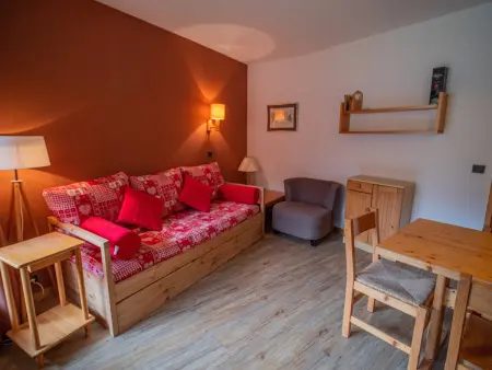 Appartement 2 chambres Valmorel, balcon sud-est vue pistes : photo 2