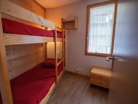 Appartement 2 chambres Valmorel, balcon sud-est vue pistes : photo 10