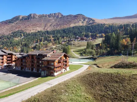 Appartement 2 chambres Valmorel, balcon sud-est vue pistes : photo 14