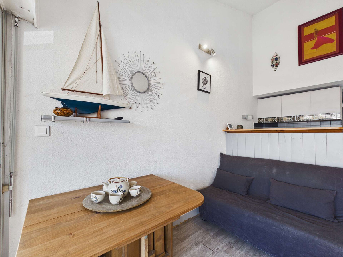 Appartement 2 pièces climatisé 160 m plage, terrasse - Photo 6