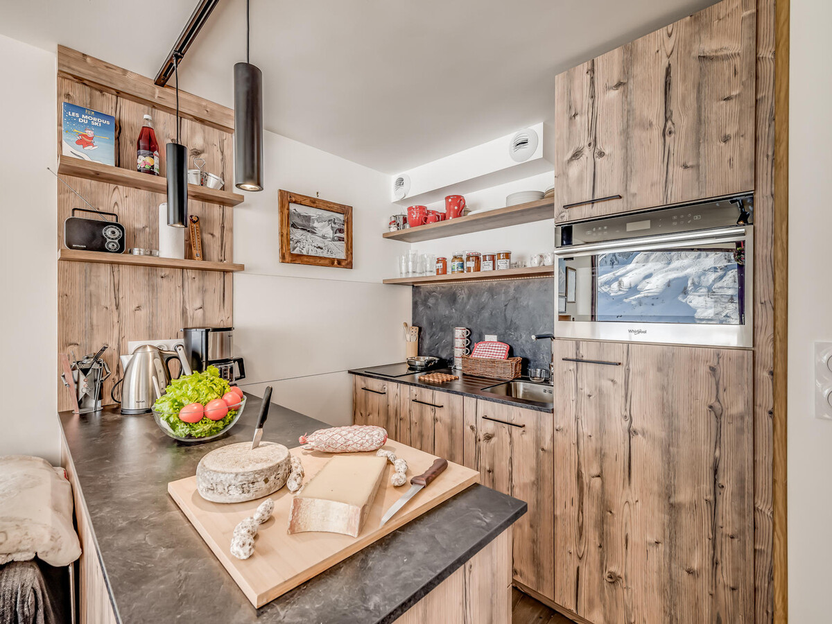 Studio 4 pers. Tignes, balcon sud, vue lac, 8e étage - Photo 6
