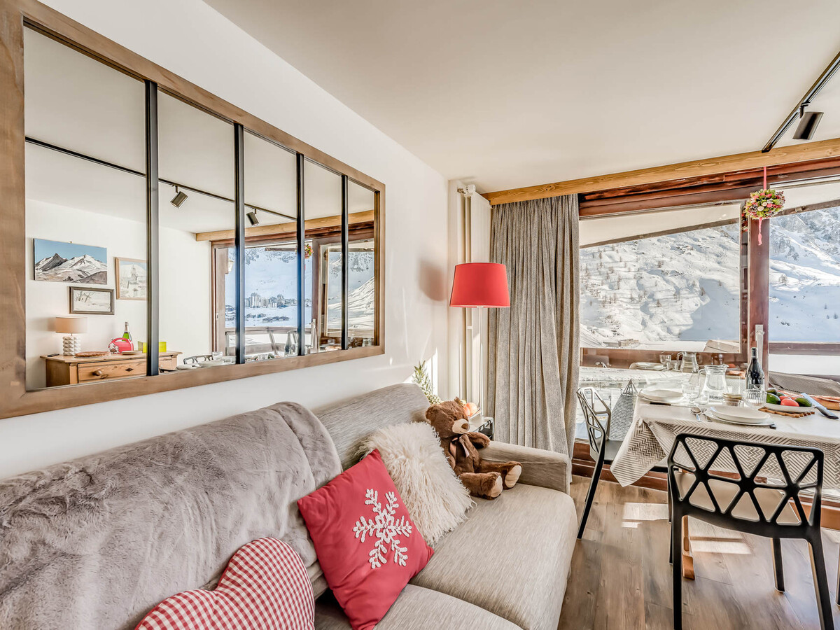 Studio 4 pers. Tignes, balcon sud, vue lac, 8e étage - Photo 7