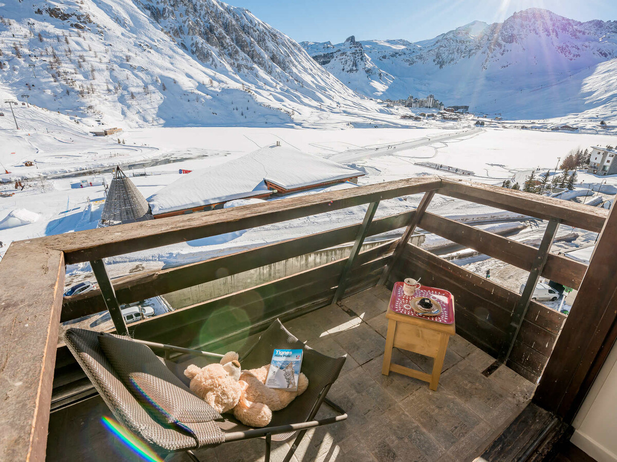 Studio 4 pers. Tignes, balcon sud, vue lac, 8e étage - Photo 13