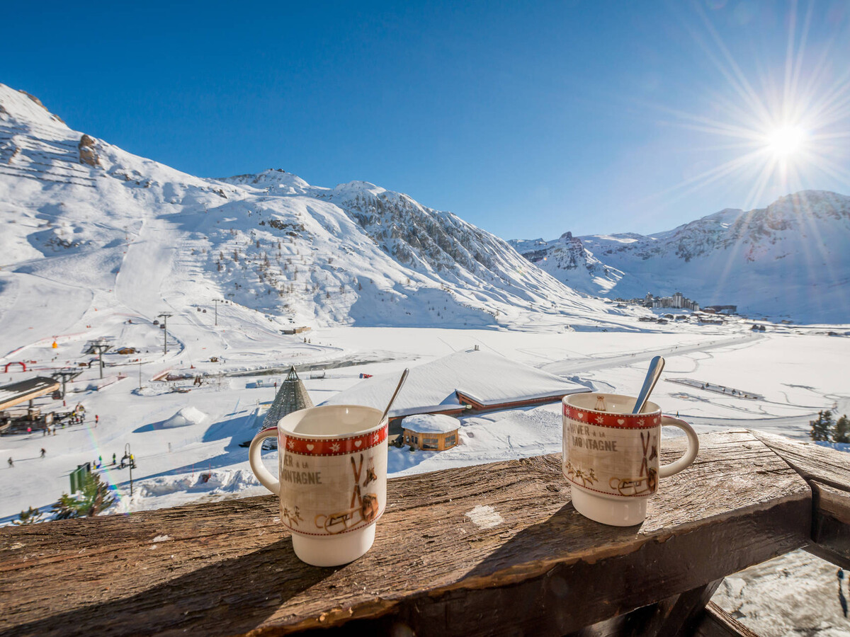 Studio 4 pers. Tignes, balcon sud, vue lac, 8e étage - Photo 14