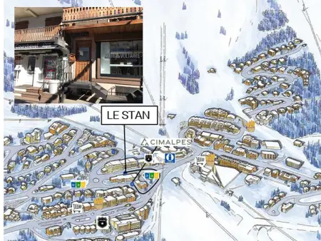 Appartement rénové au cœur de Courchevel 1850, 4 chambres, 8 pers. : photo 16
