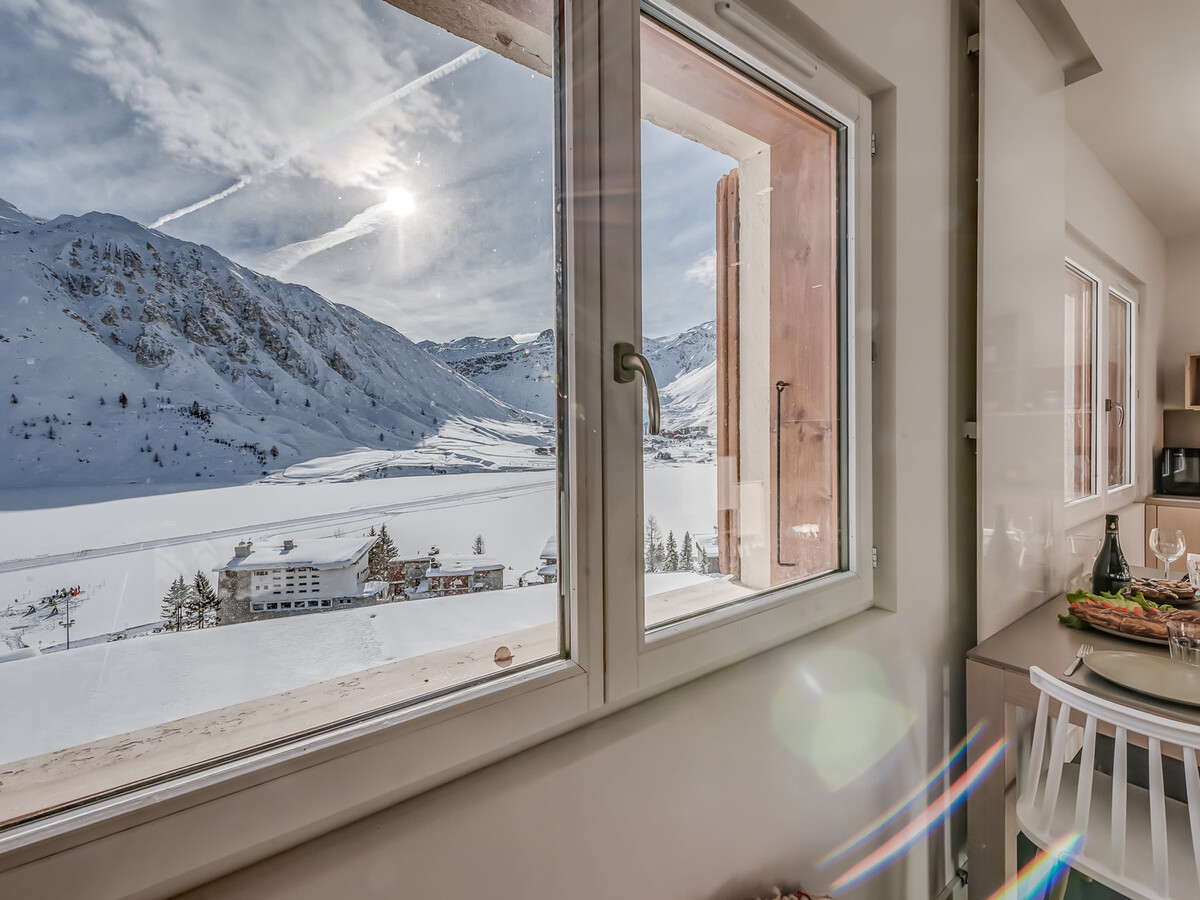 Appartement 2 pièces rénové, vue lac et glacier à Tignes - Photo 1