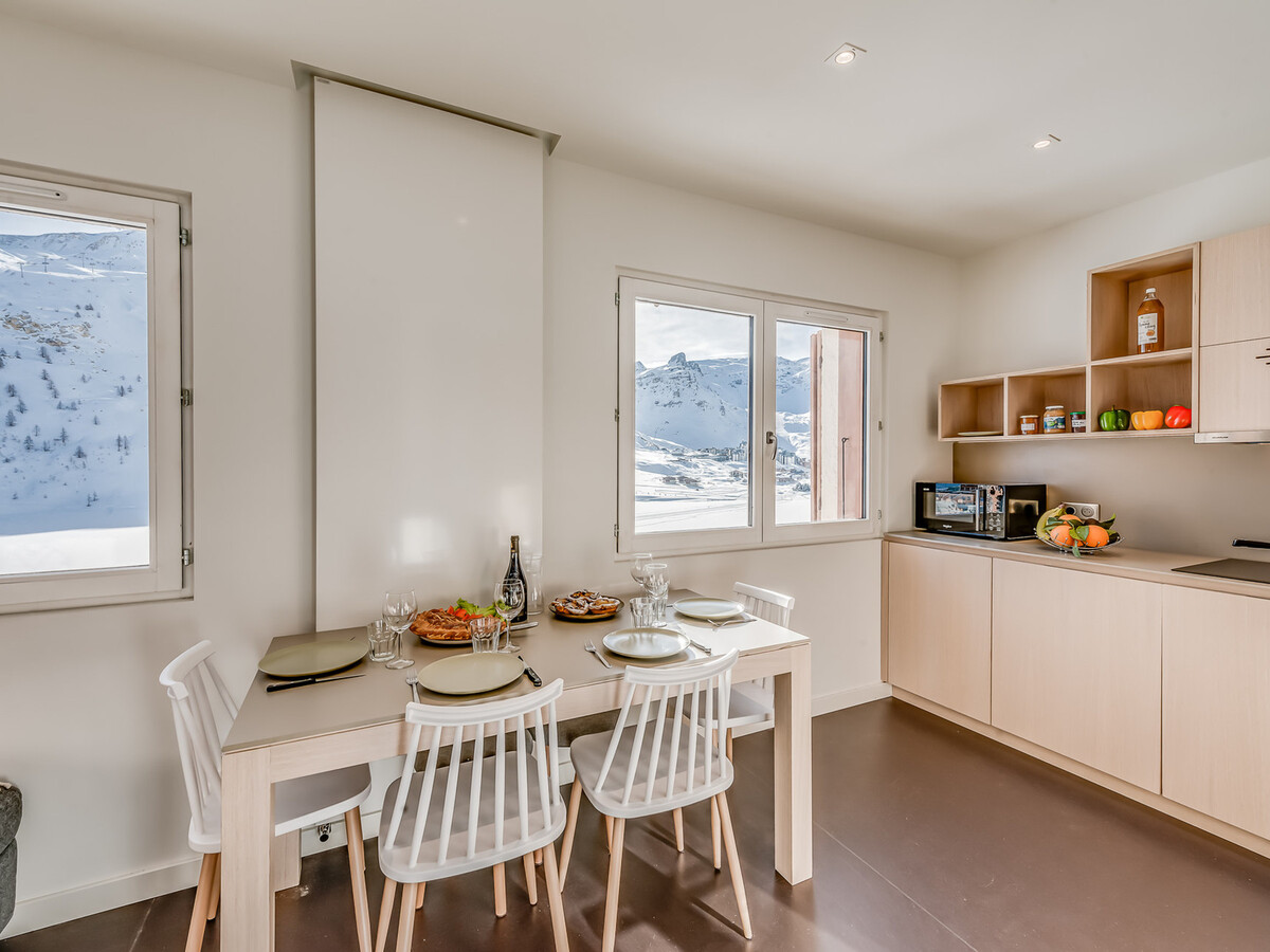 Appartement 2 pièces rénové, vue lac et glacier à Tignes - Photo 3