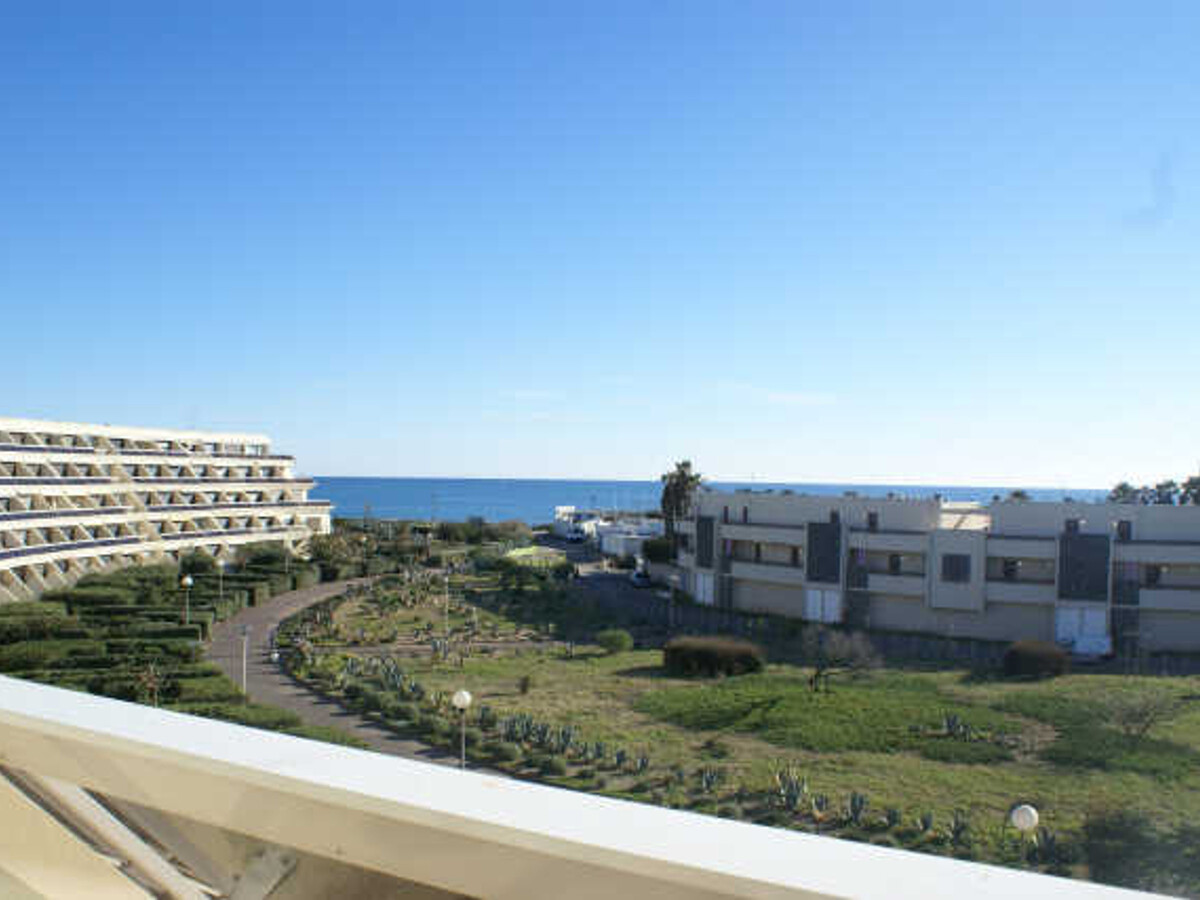 T2 climatisé Cap d'Agde, terrasse vue mer, parking - Photo 1